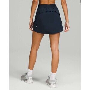LULULEMON Hotty Hot HR Skirt skort Black Size 6 running tennis hiking athletic